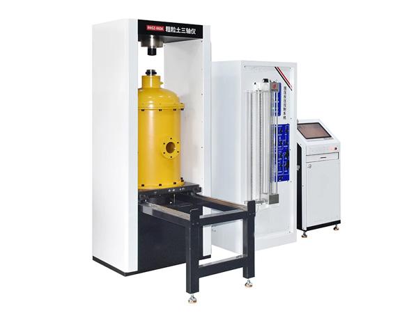 Coarse grained soil triaxial compression tester